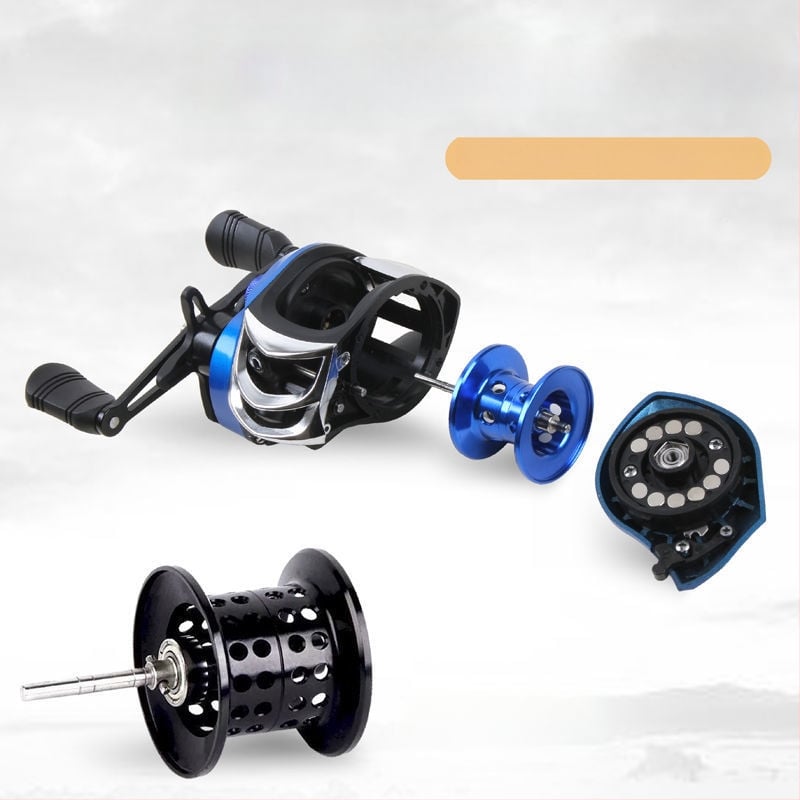 Μακαροπεριστροφική ρόδα ψαρέματος με κεντρομαγνητικό διπλό σύστημα φρένων, μακρινή ρίψη, προστασία από θραύση της γραμμής, σχεδίαση με μικροάξονα