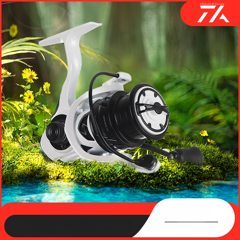 NLUION σπίνινγκ ρέιλ – βαθύ κύπελλο σχεδιασμός, χωρίς κενά, ανθεκτικό στο αλμυρό νερό, μακρινή ρίψη