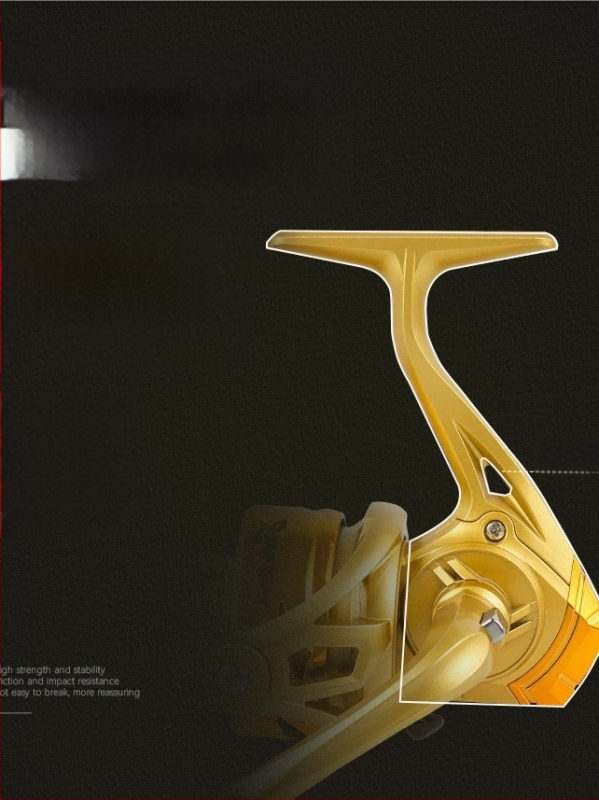 Fishmx σπίνερ ρελέ με πλήρη μεταλλική κατασκευή, εξαιρετικά ομαλή λειτουργία, ελαφριά κατασκευή, ηλεκτροπλατιωμένο κεφάλι