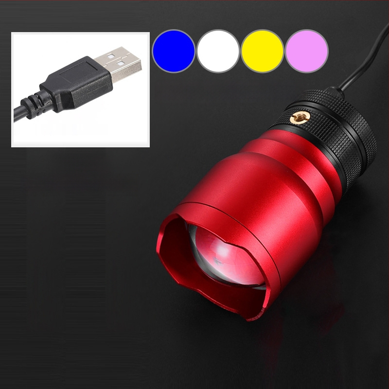 Išorinis žvejybos LED žibintas, aliuminio lydinio korpusas, 200–500 m nuotolis, kinetinės energijos tiekimas, Fisherman's Treasure