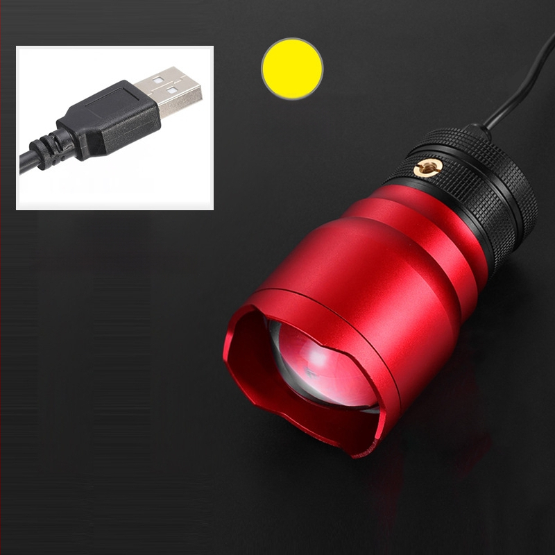 Išorinis žvejybos LED žibintas, aliuminio lydinio korpusas, 200–500 m nuotolis, kinetinės energijos tiekimas, Fisherman's Treasure