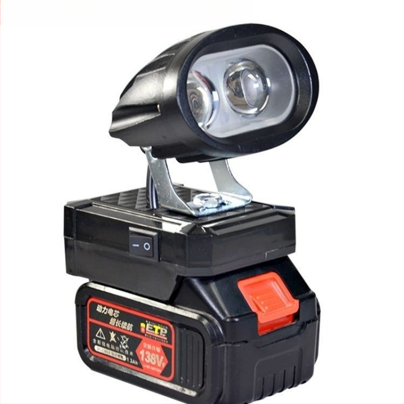 Frontala pentru pescuit noaptea — alimentare cu baterie Li, fascicul puternic, design cu bandă pentru cap, Xiaoduo