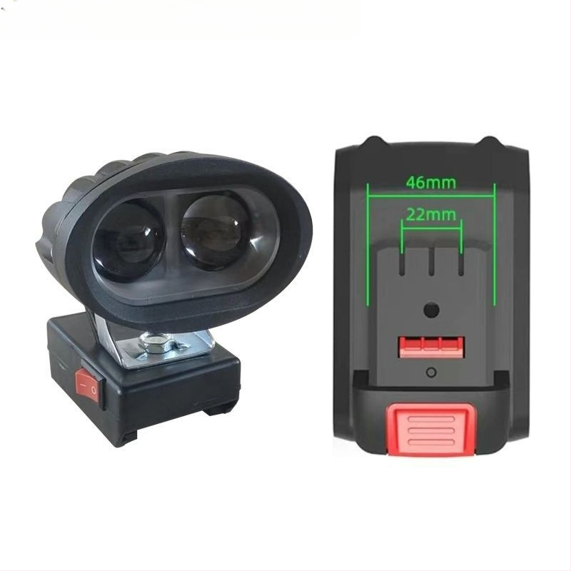 Frontala pentru pescuit noaptea — alimentare cu baterie Li, fascicul puternic, design cu bandă pentru cap, Xiaoduo