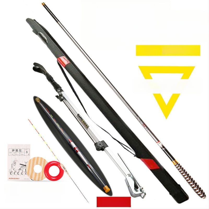 Ogļu šķiedras makšķerkastes komplekts – ultra viegls, ultra stingrs, daudzdaļīgs karpam un karu**tai**