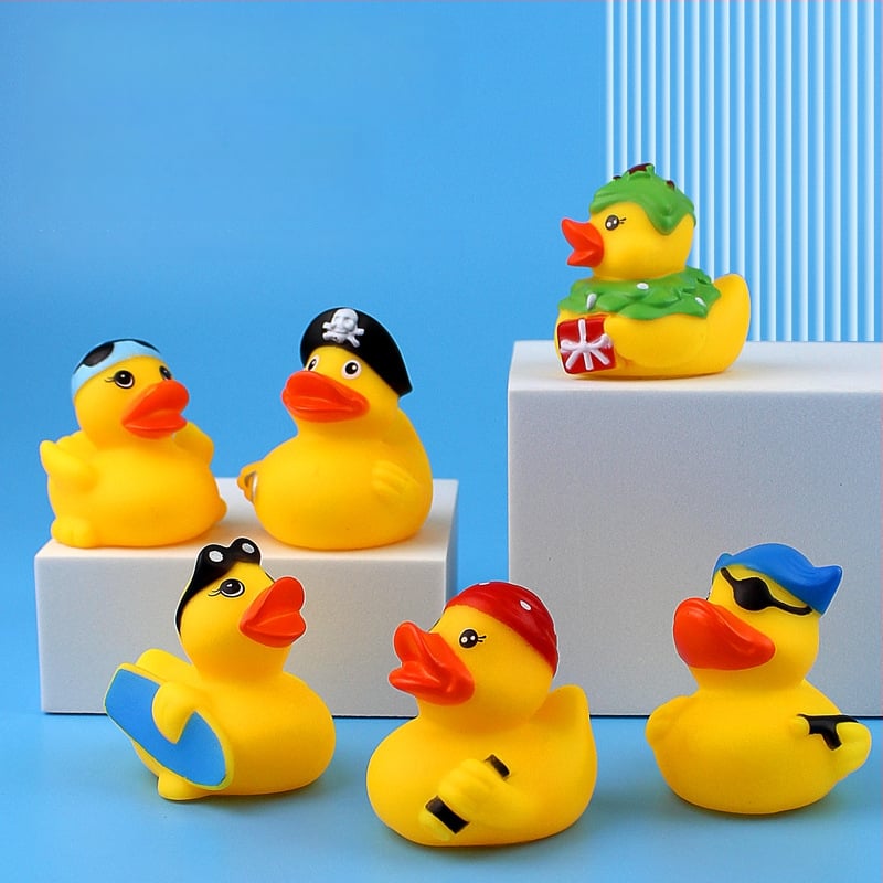 Piraaditeemaline vannemänguas vinüülist, vajuta-ja-karju funktsiooniga, pluutuv vannemänguas 0–3-aastastele