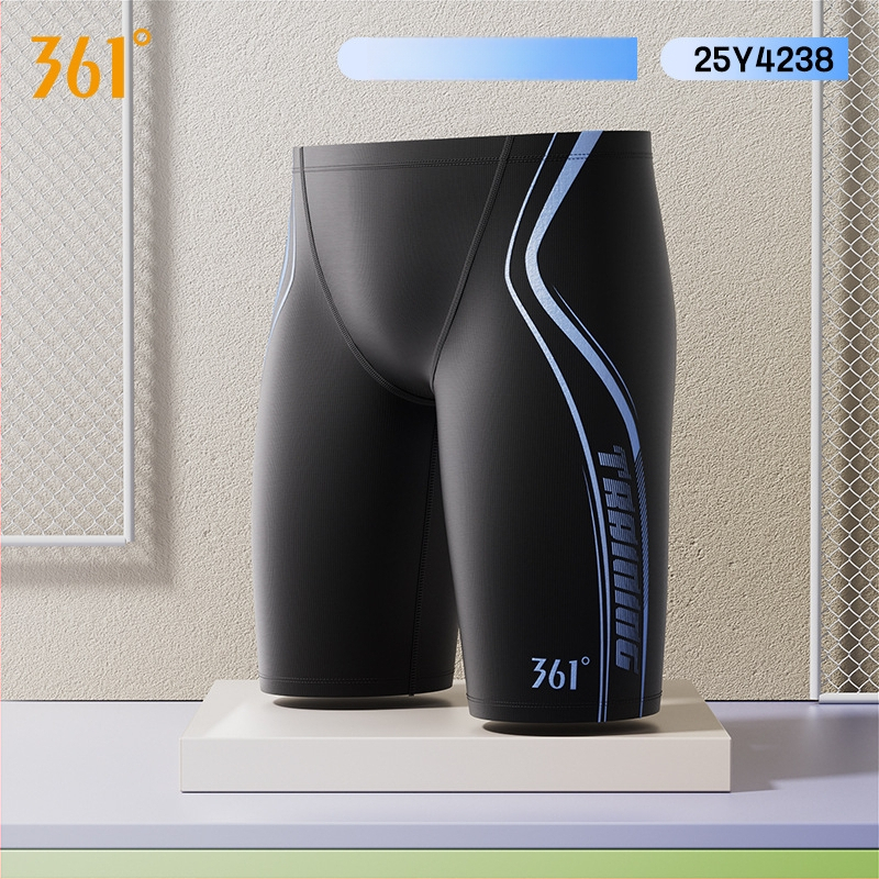 361° Vīriešu sacensību peldkostīms, 3 daļu komplekts ar cepuri un brillēm, poliesters