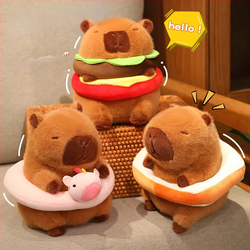 Everlasting pliš kapibara lutka - punilo PP pamuk - prilagođavanje prema nacrtima - za uzrast 15–35 godina