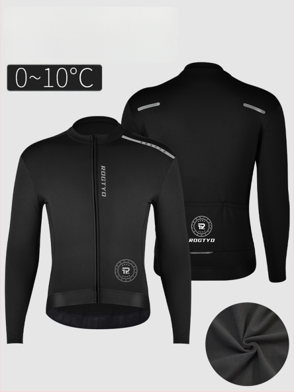 Vīriešu ziemas velosipēdu apģērbu komplekts — vējaizturīgs, silts audums, ceļa velosipēdam