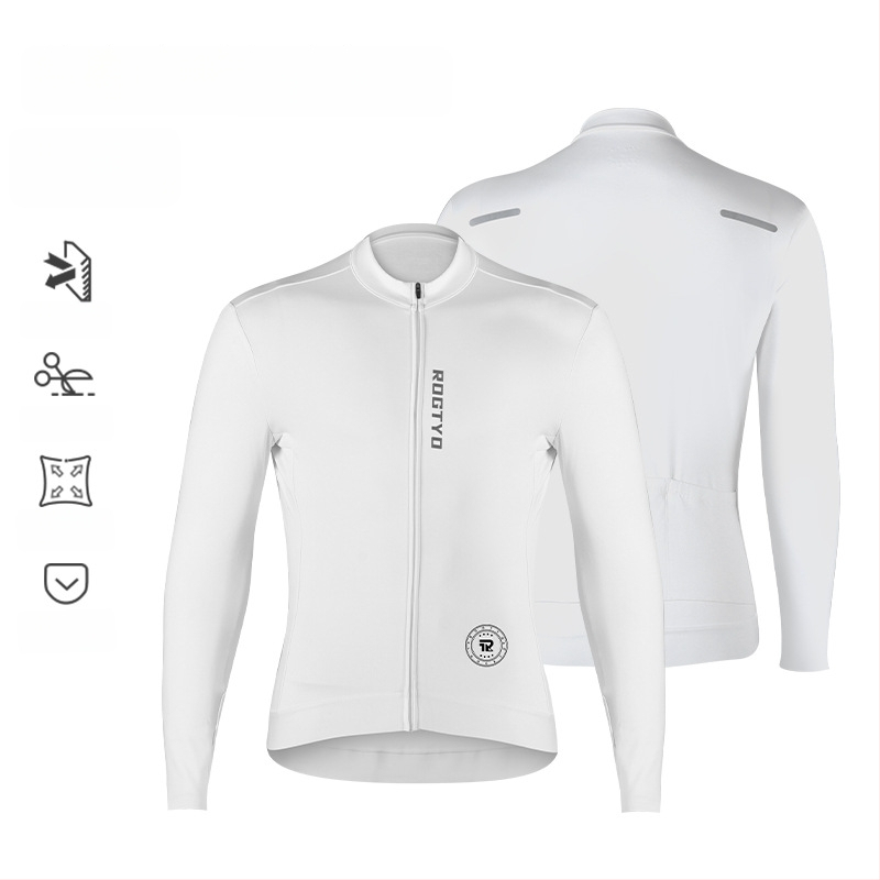 Vīriešu ziemas velosipēdu apģērbu komplekts — vējaizturīgs, silts audums, ceļa velosipēdam