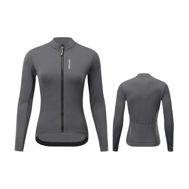 Xintown Universālais viegls flīsa velosipēdu tops ar drukātu rakstu – mitrumu vadīšana, pavasaris