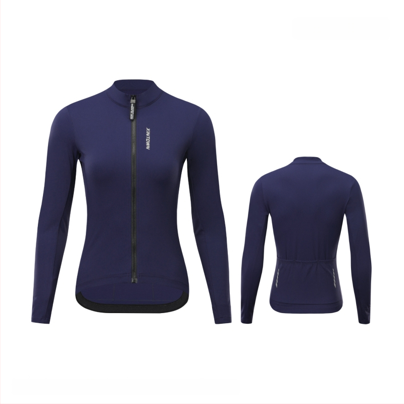 Xintown Universālais viegls flīsa velosipēdu tops ar drukātu rakstu – mitrumu vadīšana, pavasaris