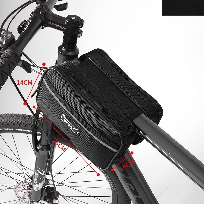 Τσαντα frame ποδηλάτου για βουνό/δρομικό με θήκη κινητού στον άνω σωλήνα και θήκη σέλας