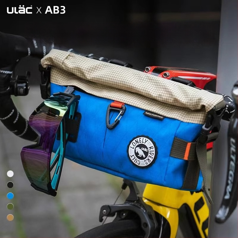 Τσαντάκι τιμονιού ποδηλάτου — αδιάβροχο, νάιλον, χωρητικότητας 3.0 L, μοντέλο AB3, για ορεινά ποδήλατα