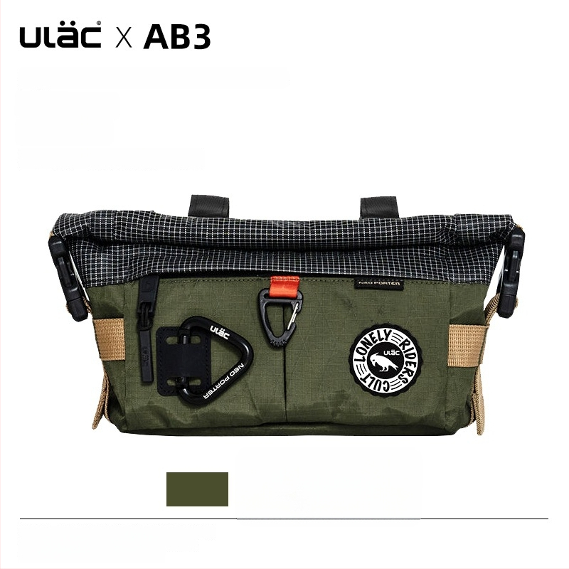 Τσαντάκι τιμονιού ποδηλάτου — αδιάβροχο, νάιλον, χωρητικότητας 3.0 L, μοντέλο AB3, για ορεινά ποδήλατα