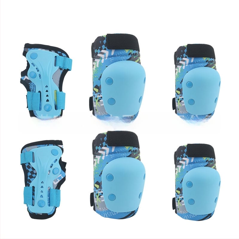 Σετ προστατευτικού εξοπλισμού για παιδιά πατινάζ – κράνος, προστασίες αγκώνα, γόνατος και παλάμης; επένδυση από αφρό; 30 τεμάχια