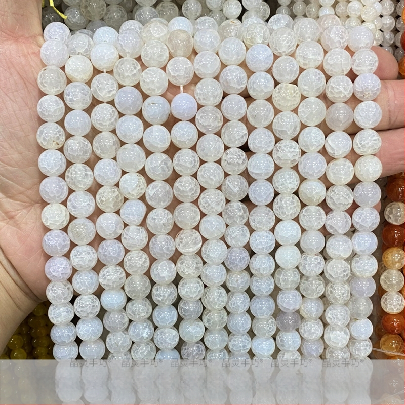 6A kvalitete agat kuglice s uzorkom zmaja, kružne kuglice, za DIY nakit, moderan stil