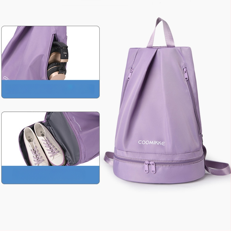 Sportinė kelioninė kuprinė su sausų ir šlapių atskyrimu ir batų skyriumi, Oxford audinys, kvėpuojanti, atspari vandeniui ir dėvėjimui