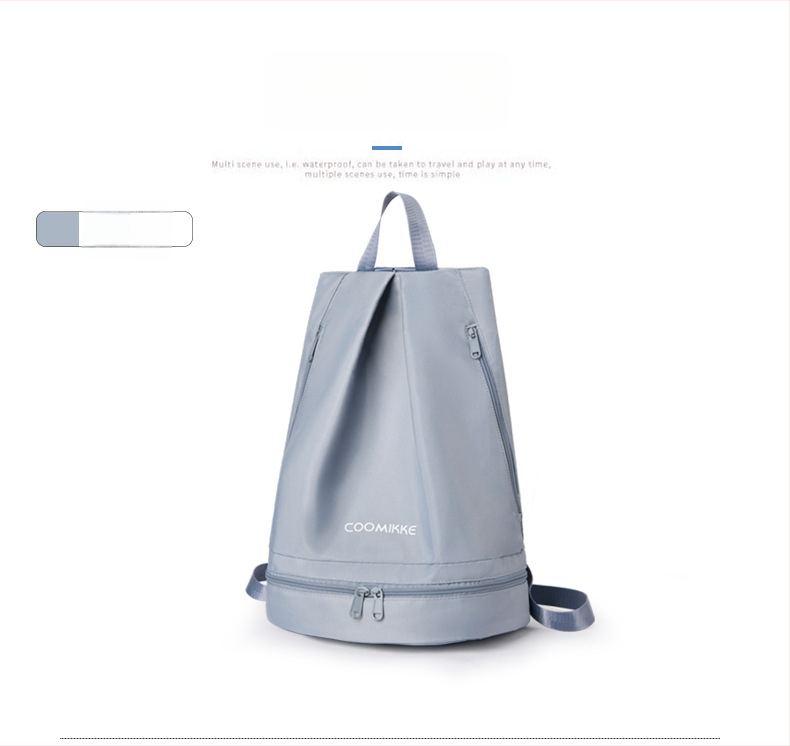 Sportinė kelioninė kuprinė su sausų ir šlapių atskyrimu ir batų skyriumi, Oxford audinys, kvėpuojanti, atspari vandeniui ir dėvėjimui