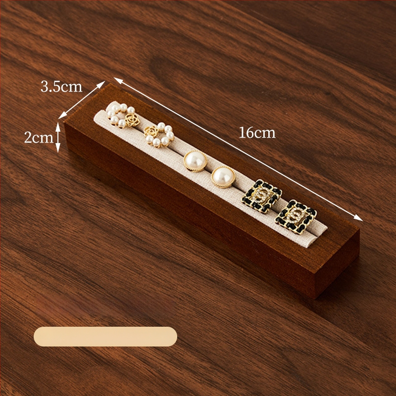 Medinis papuošalų laikiklis retro stiliuje, stalinis vieno aukšto laikiklis žiedams ir apyrankėms, daugiafunkcinis saugojimas