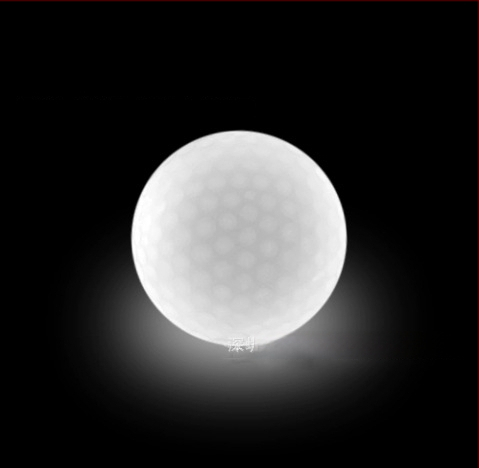 GOG Golf LED φώτιστη μπάλα – σιλικόνη, διπλού επιπέδου, αξεσουάρ γκολφ, δυνατότητα εκτύπωσης λογοτύπου