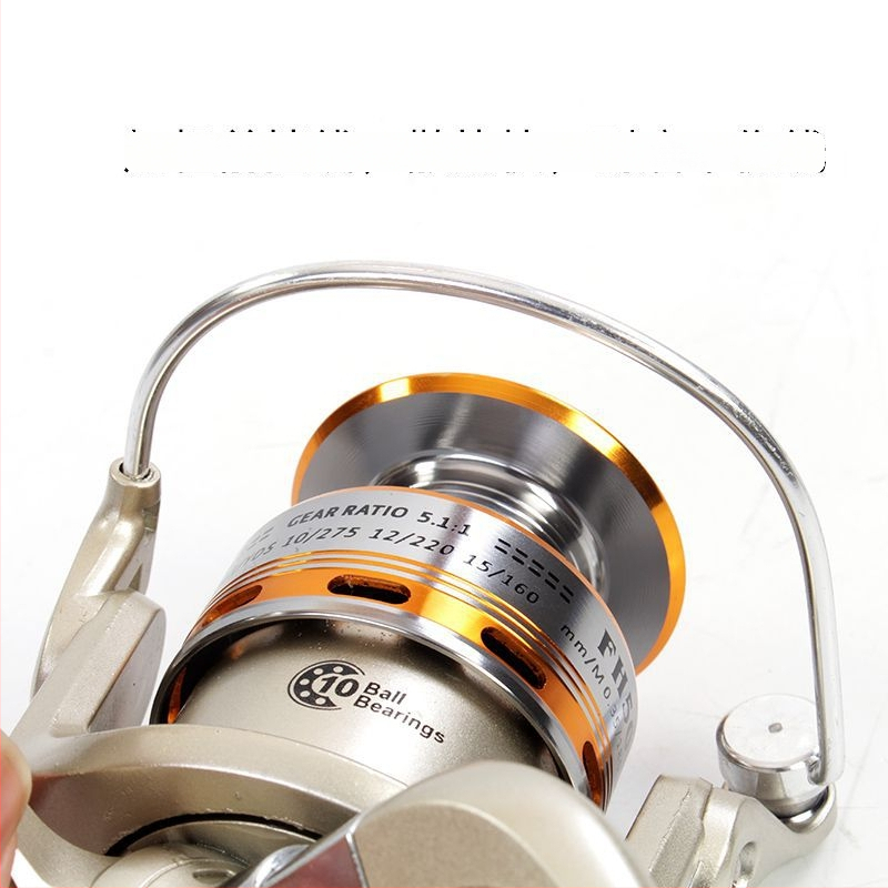 Σπίνινγκ ρελ για θαλάσσιο ψάρεμα με πλήρες μεταλλικό σώμα, μακρινή ρίψη