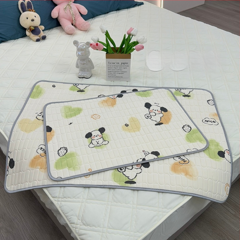 Bērnu lateksa dzesējošs matrača guļam, Ice Silk audums, anti-slip, karikatūra stils, 90% lateksa saturs