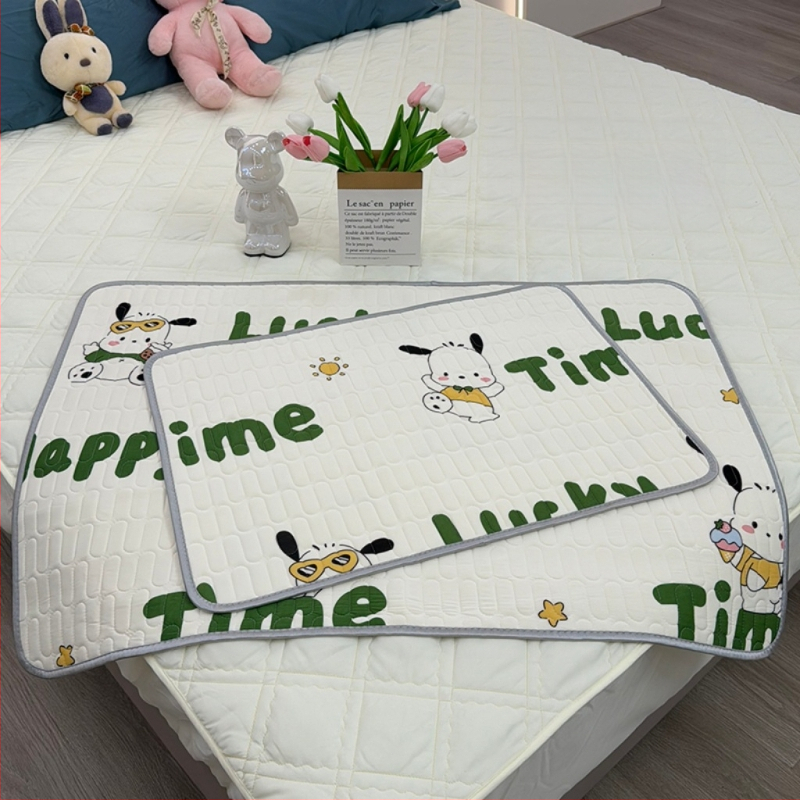 Bērnu lateksa dzesējošs matrača guļam, Ice Silk audums, anti-slip, karikatūra stils, 90% lateksa saturs