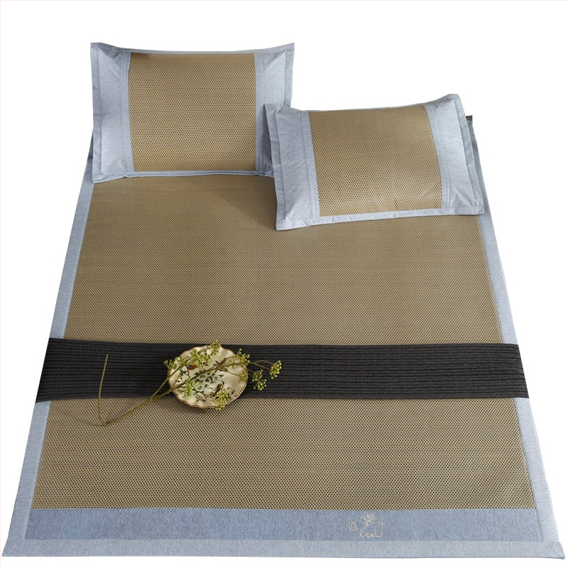 Baisini dabīgā lateksa rāta matu trīs gabalu komplekts, mūsdienīgs minimālisma stils, lateksa saturs zem 70%, bieza sendvič konstrukcija