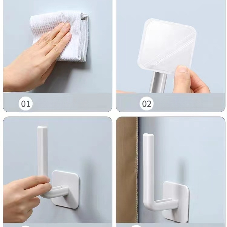 Bezurbju aizkara turētājs – sienas āķis dušas un durvju aizkariem (materiāls: zīda zieds; preces kods: F97st76j668st5; zīmols: Other; stils: vispārīgs)