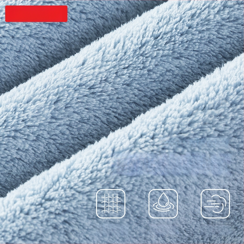 Drizzle Πετσέτα Coral Fleece - 150D νήμα, Διαδικασία Cut Velvet, Βάρος 170–200 g