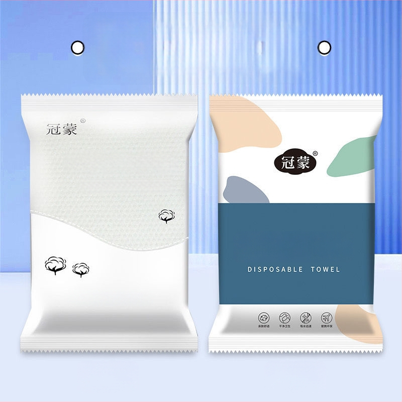 Σετ μιας χρήσης πετσέτες σώματος/προσώπου, μ ι κ ρ ο ϊ ν ε ς, 100D νήμα, απλό ύφανση, ατομικά συσκευασμένες