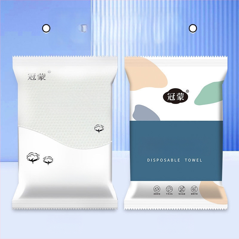 Σετ μιας χρήσης πετσέτες σώματος/προσώπου, μ ι κ ρ ο ϊ ν ε ς, 100D νήμα, απλό ύφανση, ατομικά συσκευασμένες