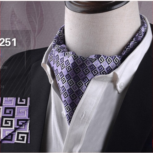 Unisex Jacquard φουλάρι - Λεπτό πολυτελές στυλ, Φλοράλ Μοτίβο, Πολυεστερικά Νήματα, Meisin Nalai