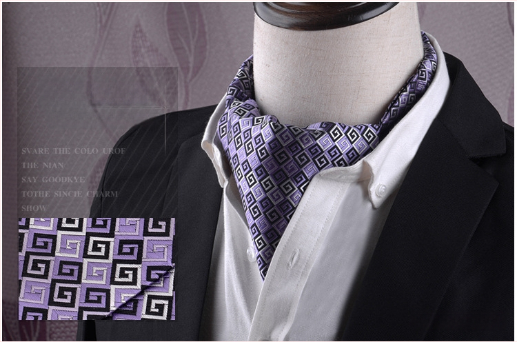 Unisex Jacquard φουλάρι - Λεπτό πολυτελές στυλ, Φλοράλ Μοτίβο, Πολυεστερικά Νήματα, Meisin Nalai