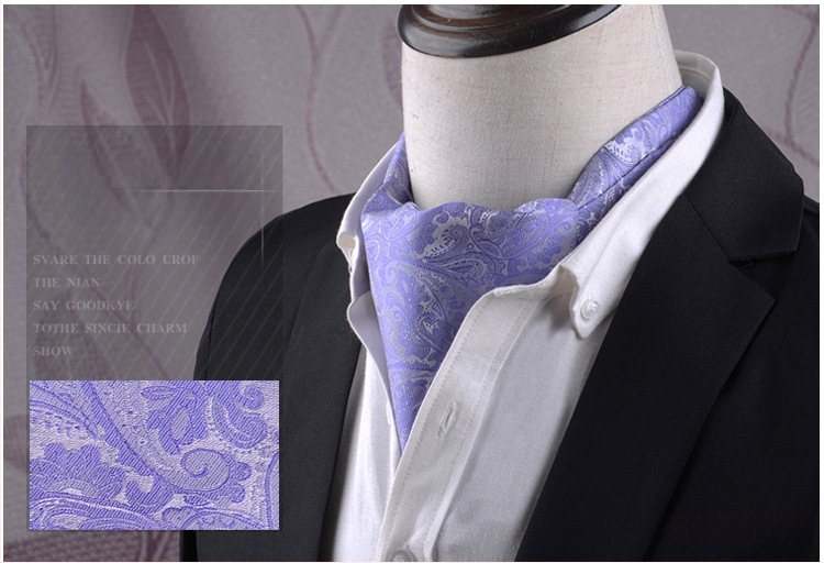 Unisex Jacquard φουλάρι - Λεπτό πολυτελές στυλ, Φλοράλ Μοτίβο, Πολυεστερικά Νήματα, Meisin Nalai