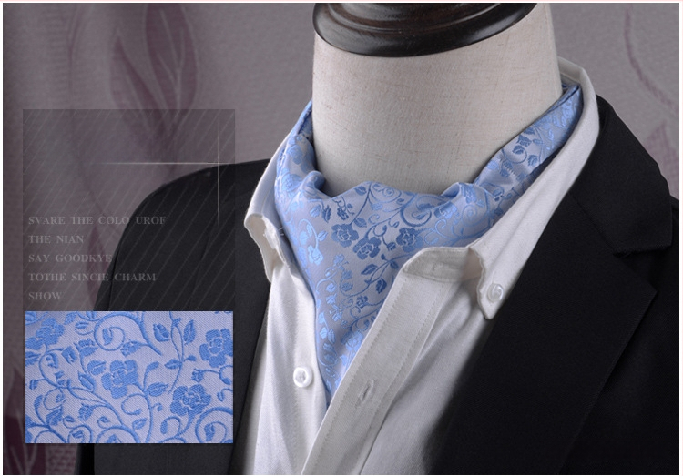 Unisex Jacquard φουλάρι - Λεπτό πολυτελές στυλ, Φλοράλ Μοτίβο, Πολυεστερικά Νήματα, Meisin Nalai