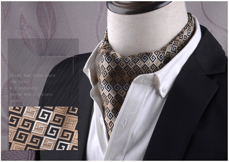 Unisex Jacquard φουλάρι - Λεπτό πολυτελές στυλ, Φλοράλ Μοτίβο, Πολυεστερικά Νήματα, Meisin Nalai