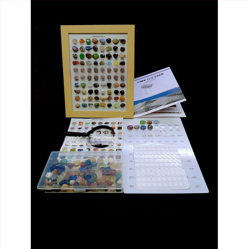 Kristālu minerālu izstāžu displejs — dabiski kristāli bērnu izpētei un mācībām; Zīmols YGDE; Materiāls: Cits; Stils: Mūsdienīgs vienkāršums; Gravēšana; Dāvana dzimšanas dienā