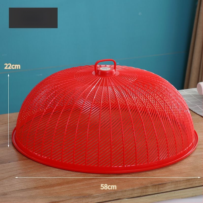 Ümmargune plastikust köögiviljakile – polüpropüleen, putuka- ja tolmukaitse, söögilaua ja köögi jaoks