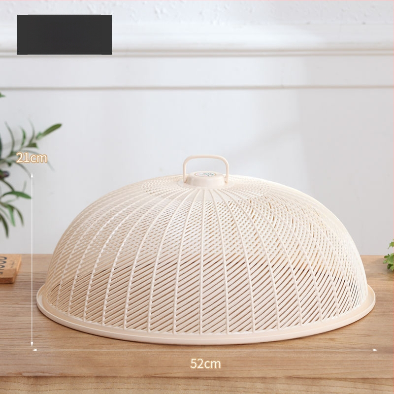 Ümmargune plastikust köögiviljakile – polüpropüleen, putuka- ja tolmukaitse, söögilaua ja köögi jaoks