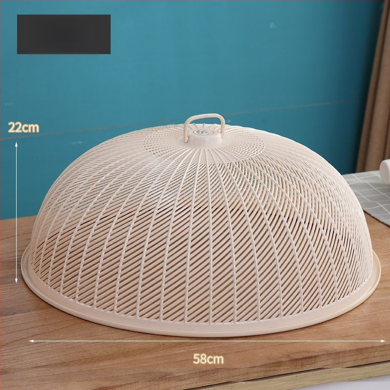 Ümmargune plastikust köögiviljakile – polüpropüleen, putuka- ja tolmukaitse, söögilaua ja köögi jaoks