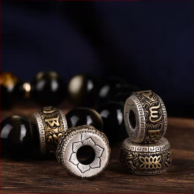 Xinghong гривна от естествен обсидиан – унисекс бижу за ръка, полирана