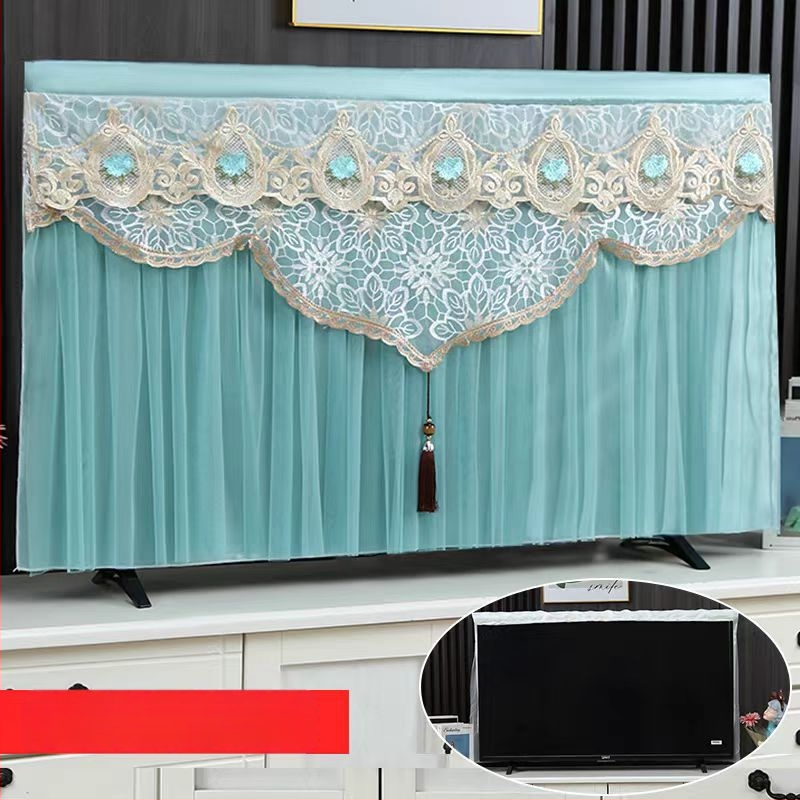 Калъф за прах за телевизор, монтиран на стена, лек лукс, полиестер