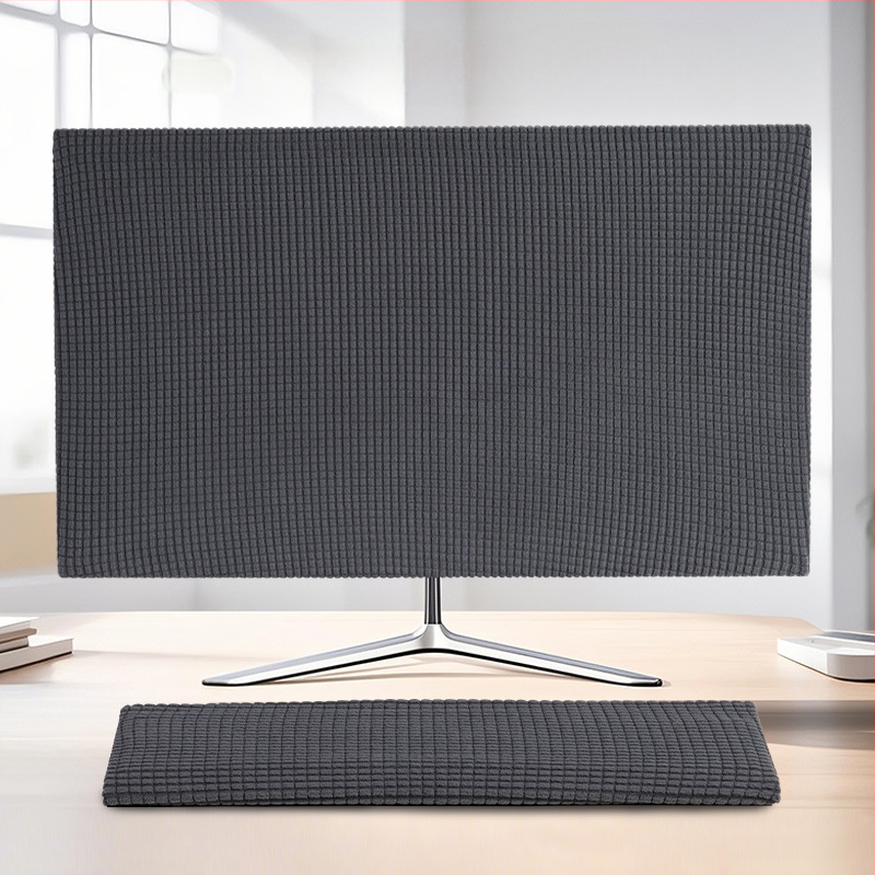 Десктоп монитор прахозащита и калъф за клавиатура – полиестер, марка Buwu, прост стил, компютърен калъф