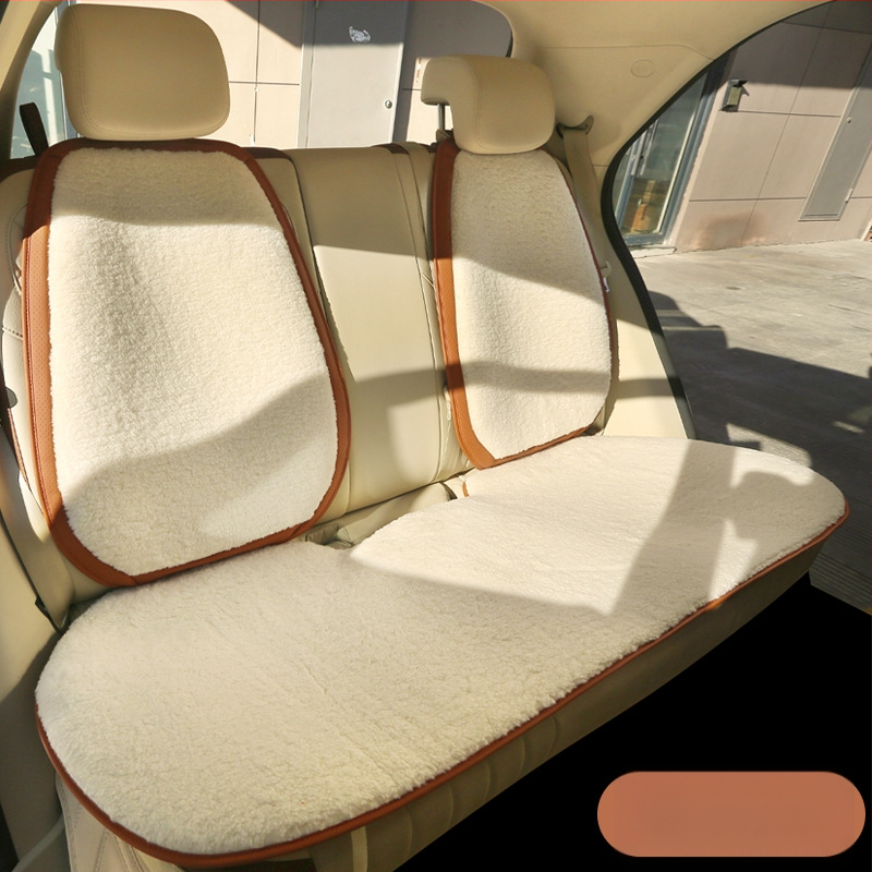 Pliša automašīnas sēdekļa pārklājs ziemas versijai, pilns priekšējo un aizmugurē sēdekļu segums, nav pielāgojams, apstiprināta privāta zīmola zīmols