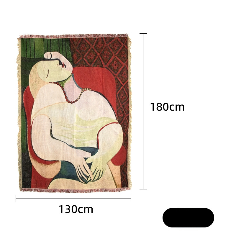 Ταπισερί – Μποεμικό φόντο χριστουγεννιάτικου πάρτι, προσαρμόσιμο κρεμαστό διακοσμητικό τοίχου, ορθογώνιο, μίξη πολυεστέρα-βαμβακιού (81–90% πολυεστέρα, 19%βαμβάκι), σχέδιο καρτούν, υφαντό με μηχανή