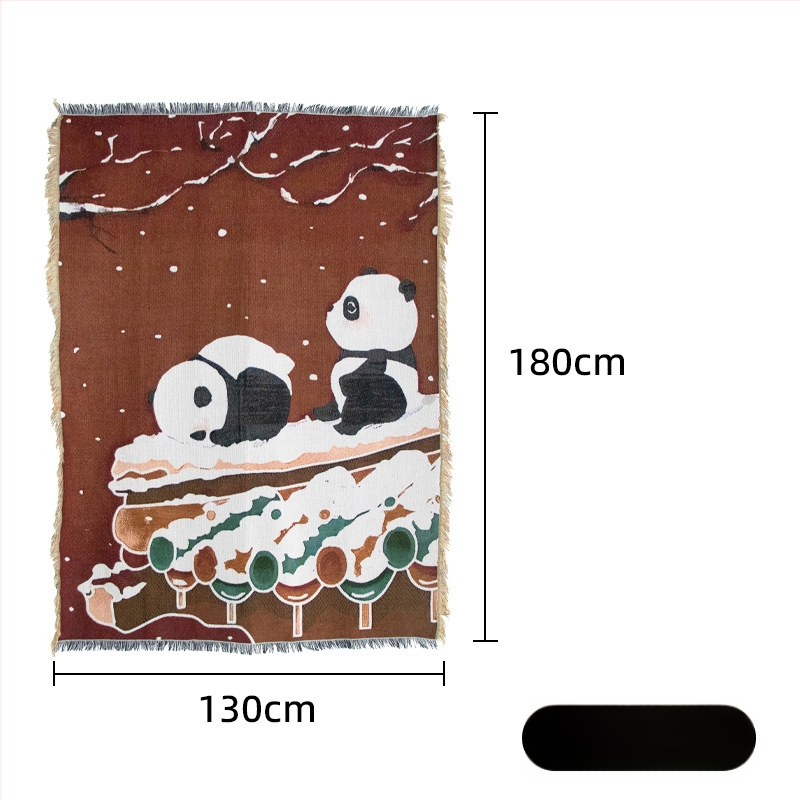Ταπισερί – Μποεμικό φόντο χριστουγεννιάτικου πάρτι, προσαρμόσιμο κρεμαστό διακοσμητικό τοίχου, ορθογώνιο, μίξη πολυεστέρα-βαμβακιού (81–90% πολυεστέρα, 19%βαμβάκι), σχέδιο καρτούν, υφαντό με μηχανή