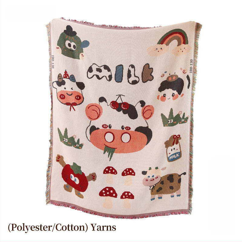 Πολυεστερικό ταπέτο εξωτερικής χρήσης, γεωμετρικό αφαιρετικό μοτίβο, σκανδιναβικό στυλ, ορθογώνιο σχήμα, μηχανικά υφαντό