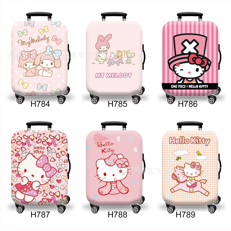 Τυπωμένο κάλυμμα αποσκευών, παχύτερο προστατευτικό περίβλημα με ελαστικό τράβηγμα, υλικό με αερό στρώμα 320 g, δημιουργικός σχεδιασμός