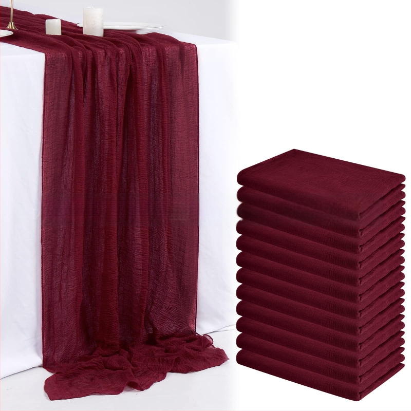 Пътека за маса в скандинавски стил, 100% полиестер, солиден модел, подходяща за домашно използване и декорация на събития